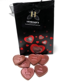 Henshaw's Chocolate Love Hearts